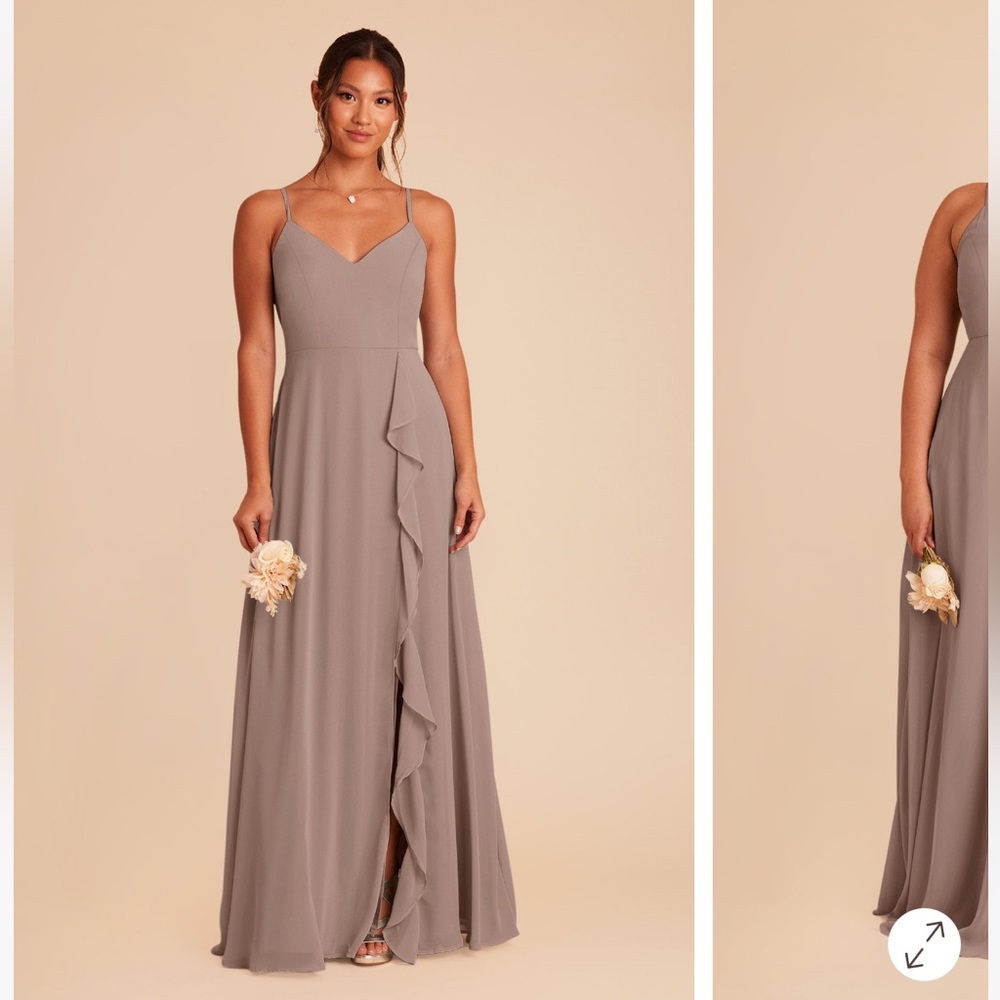 Birdie Grey Theresa Dress Chiffon Toffee